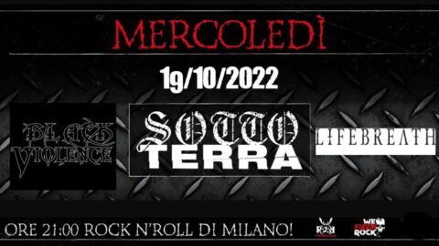 LIVE | 19 ottobre Black Violence a Milano